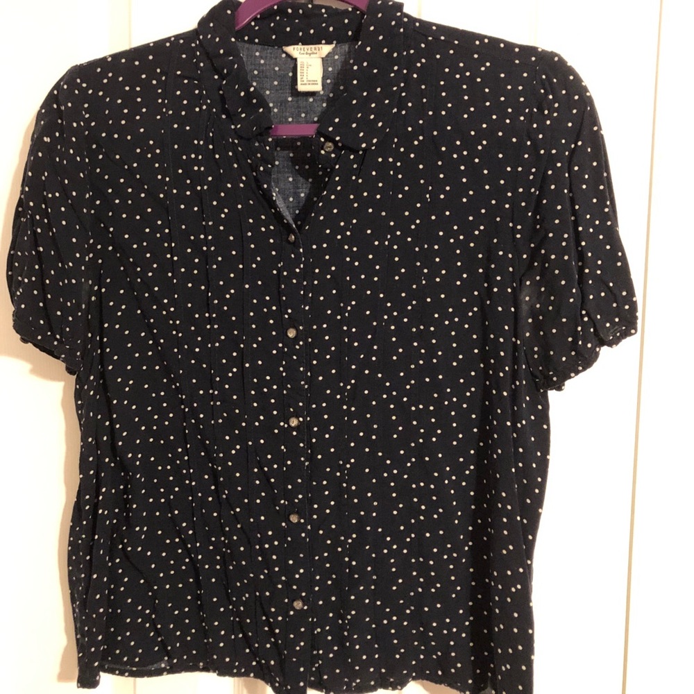 button up crop top